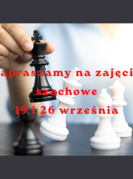 ZAJĘCIA SZACHOWE WE WRZEŚNIU